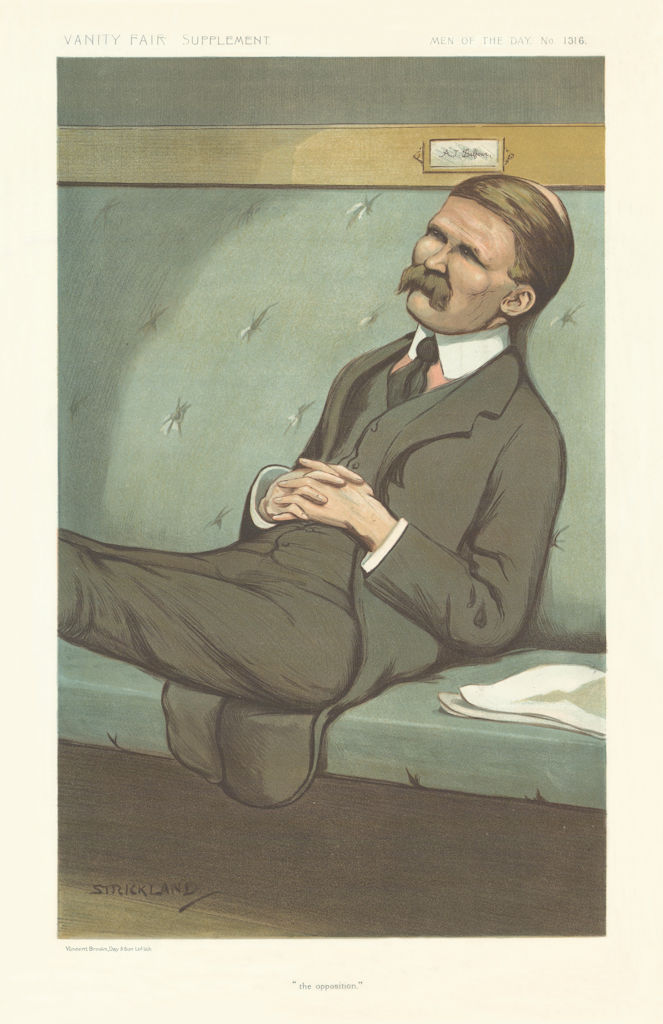 Associate Product VANITY FAIR SPY CARTOON Andrew Bonar Law 'The opposition' Prime Minister 1912