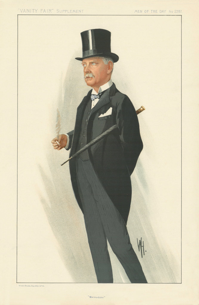 Associate Product VANITY FAIR SPY CARTOON Charles Edward Jerningham 'Marmaduke' Writer. WH 1912