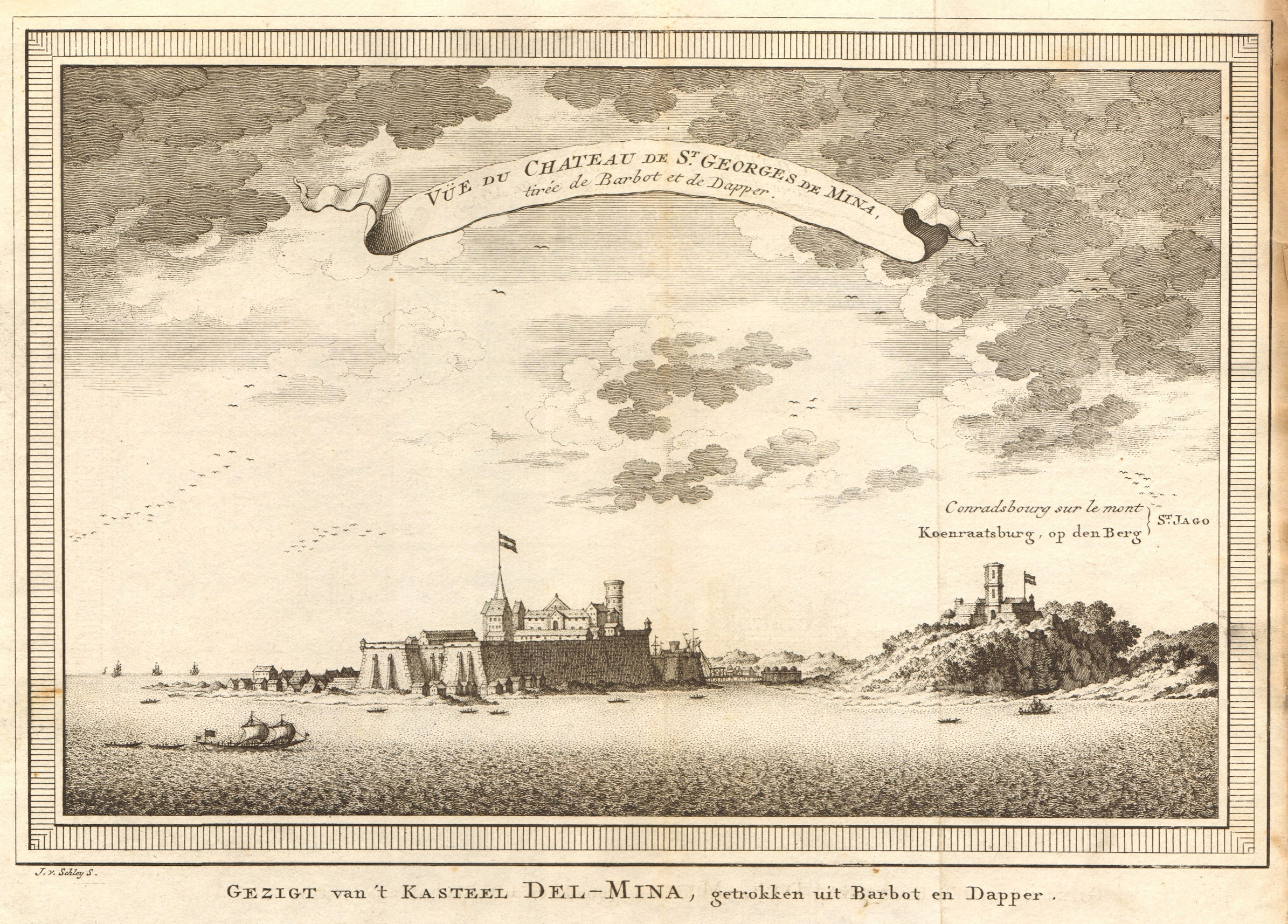 Ghana. Elmina Castle. São Jorge da Mina. St. George of the Mine. SCHLEY 1747