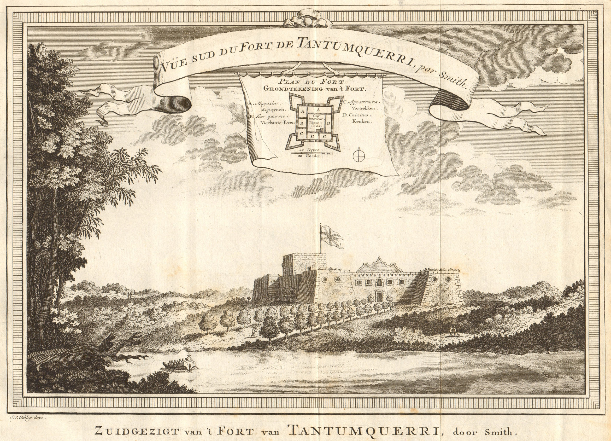 Associate Product 'Fort de Tantumquerri'. Fort Tantumquerry, Otuam, Mfantseman, Ghana. SCHLEY 1747
