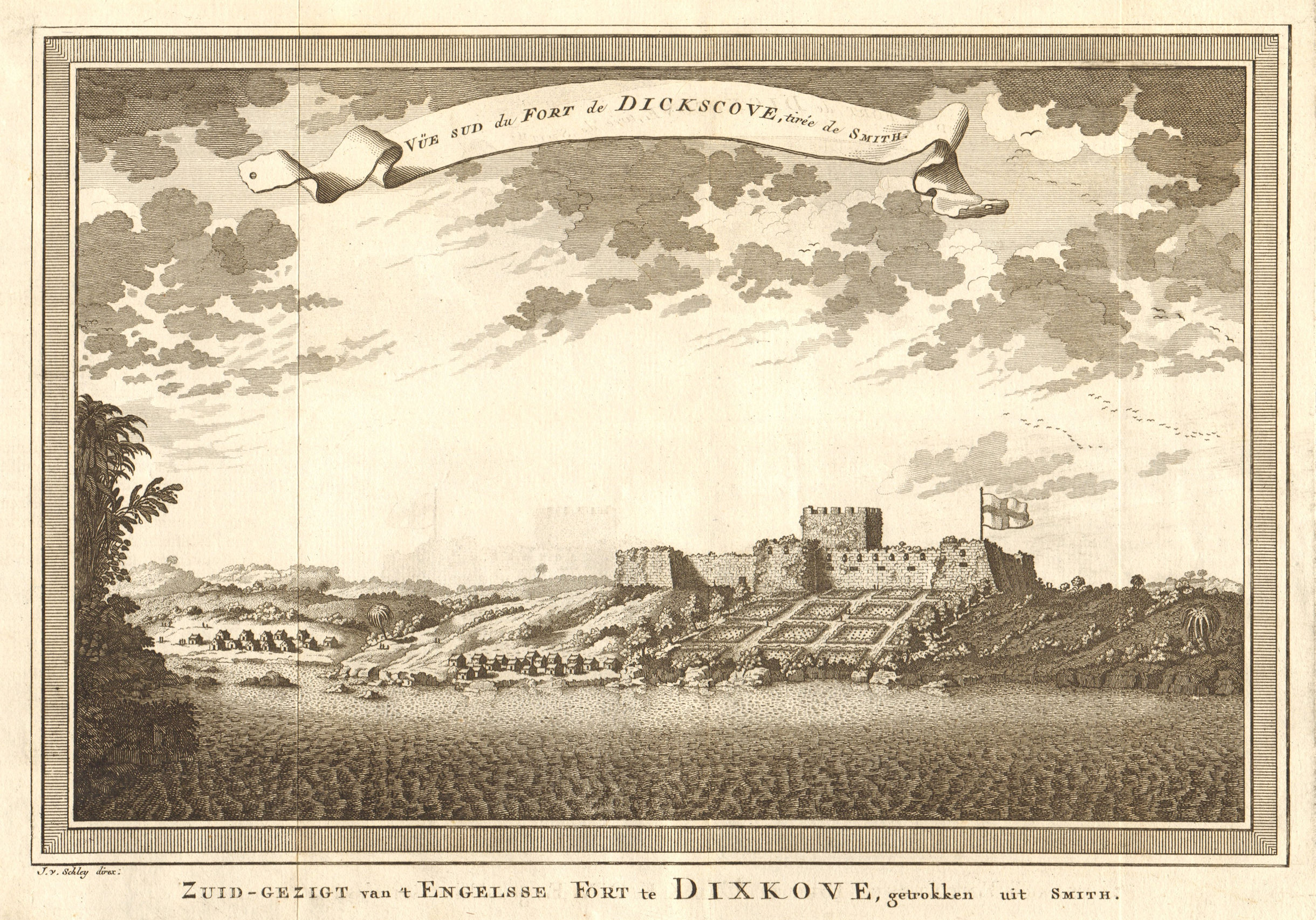 Associate Product 'Fort de Dickscove'. Fort Dixcove (Metal Cross), Princes Town, Ghana SCHLEY 1748