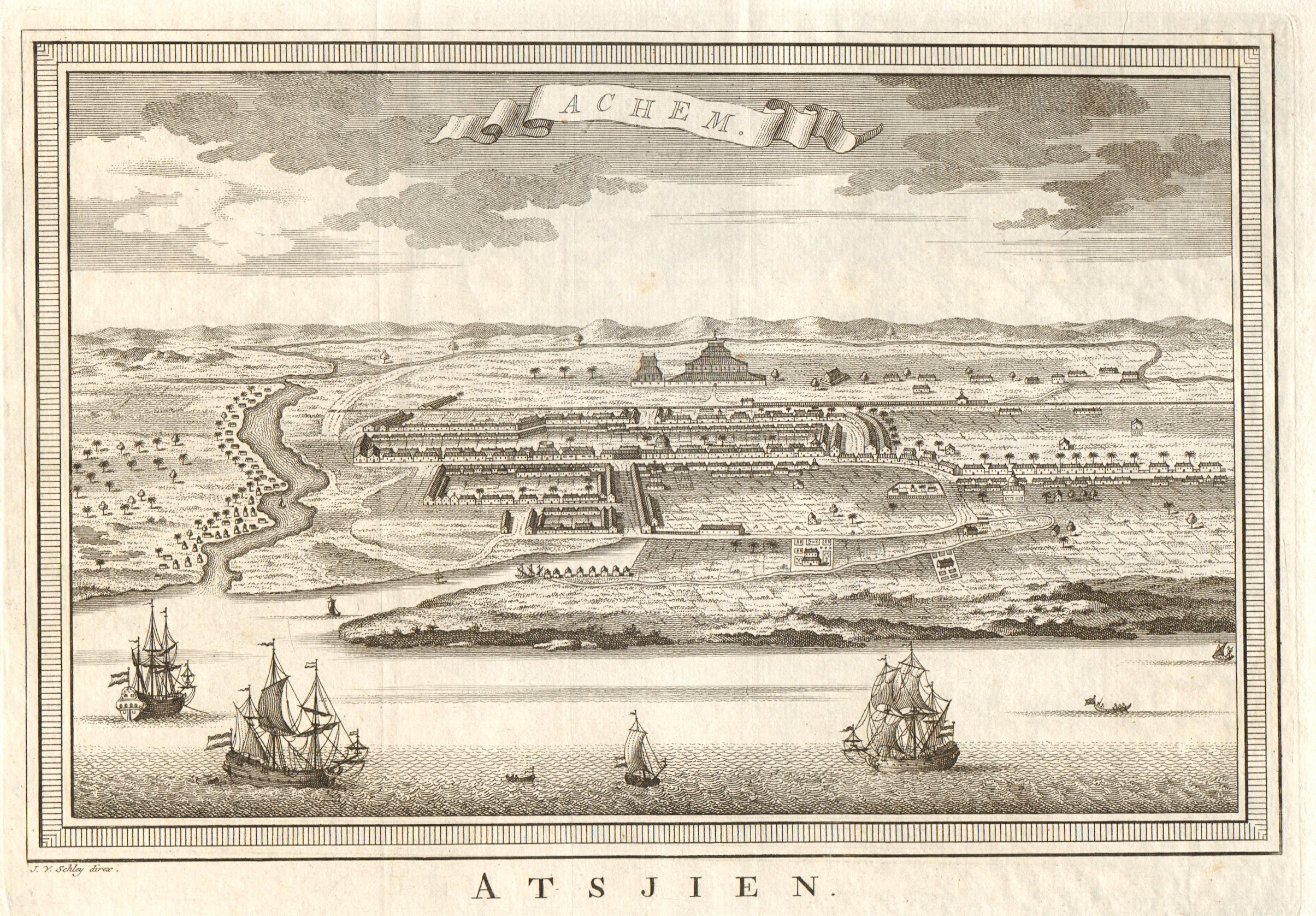 'Achem'. Kutaraja (Banda Aceh), Sumatra. Indonesia. East Indies. SCHLEY 1755