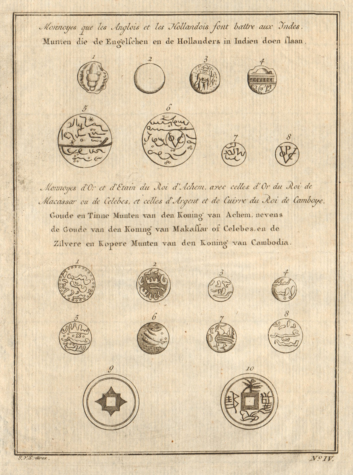 Coins. English/Dutch East Indies. Aceh, Makassar Sulawesi, Cambodia. SCHLEY 1755