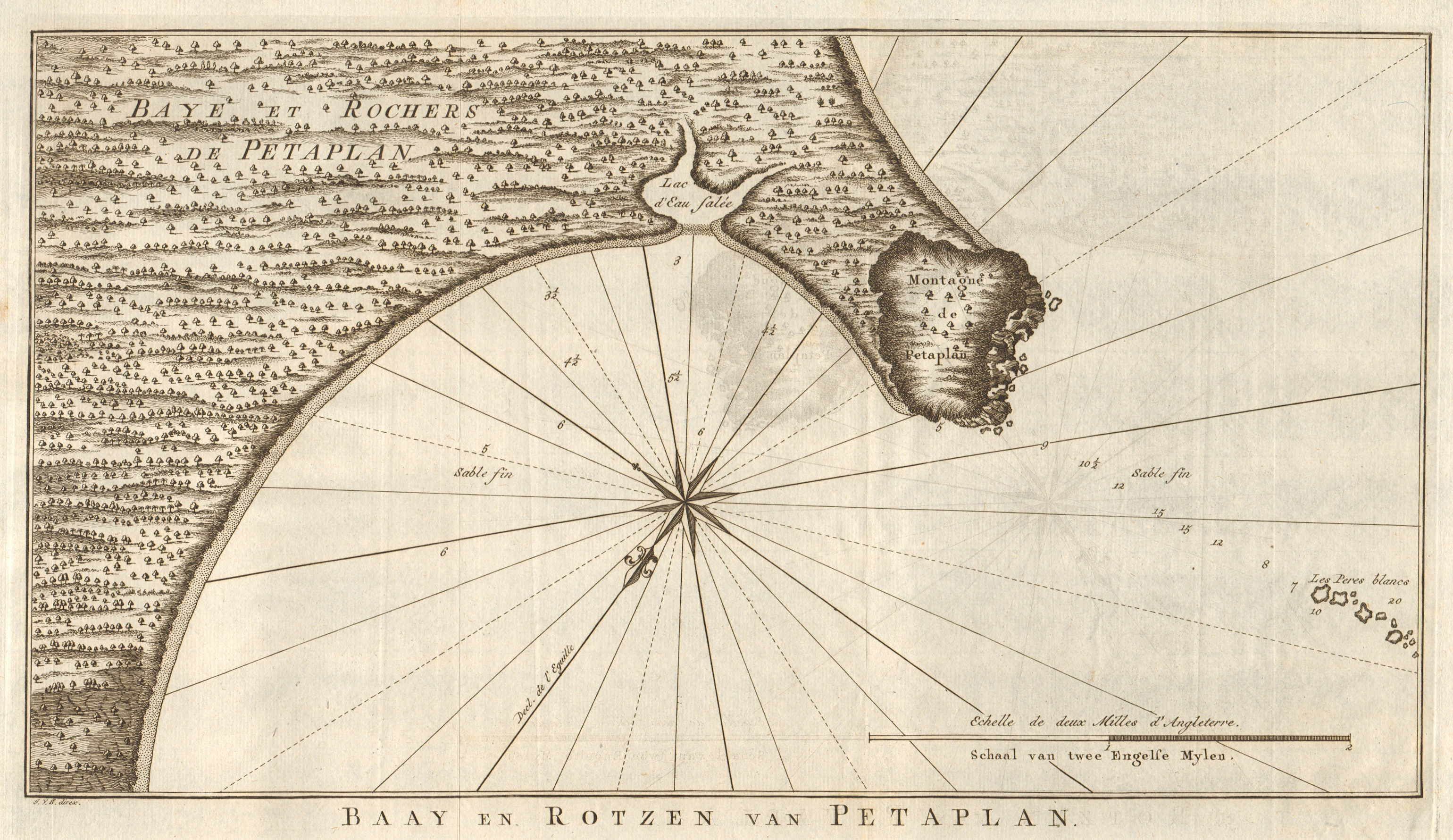 Associate Product 'Baye et Rochers de Petaplan'. Potosi, Petatlan, Mexico. BELLIN/SCHLEY 1757 map