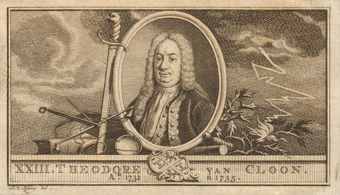 Dirk van Cloon, Governor-General of the Dutch East Indies 1732-1735 1763 print