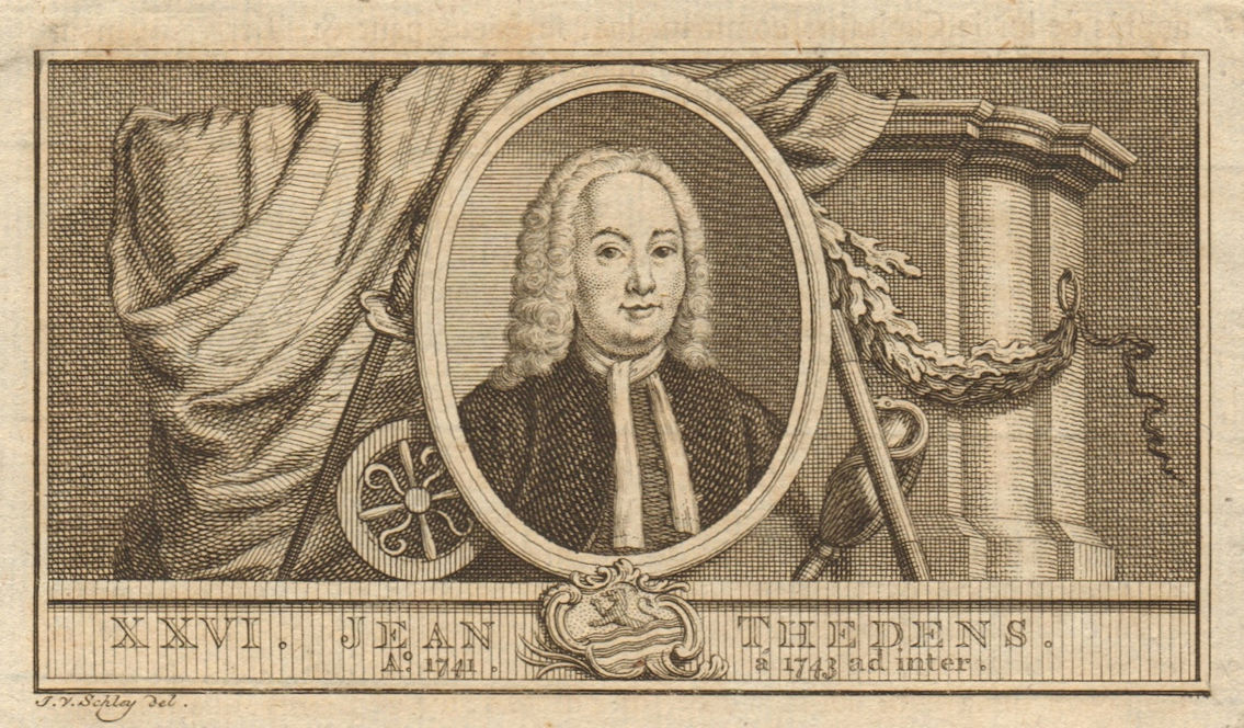 Johannes Thedens, Governor-General of the Dutch East Indies 1741-1743 1763