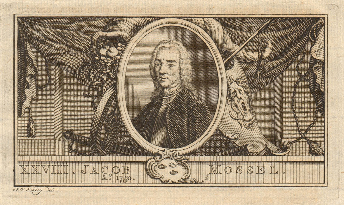 Associate Product Jacob Mossel, Governor-General of the Dutch East Indies 1750-1761 1763 print