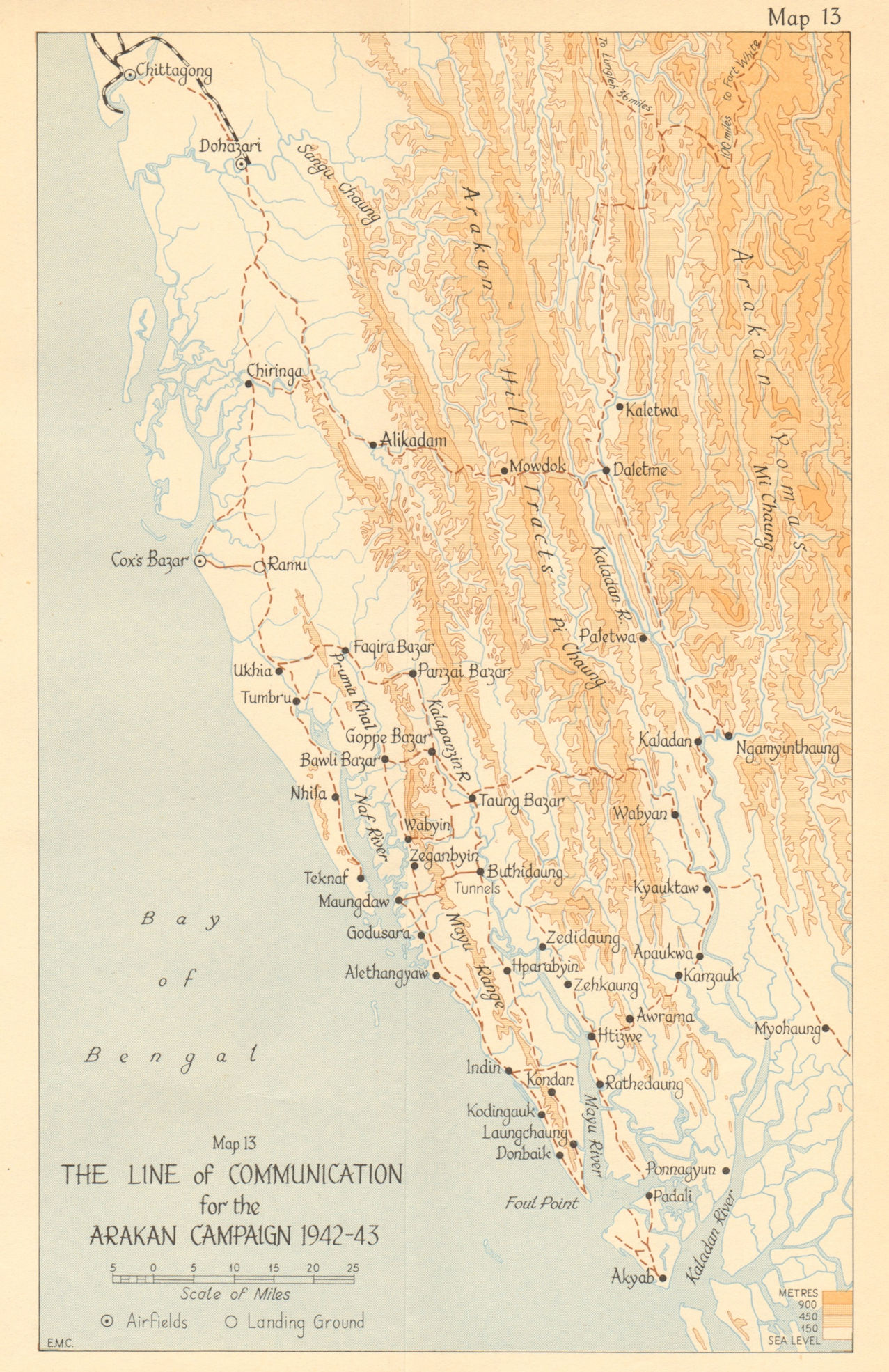 Arakan Campaign communications 1942 43. Burma Campaign WW2 1961