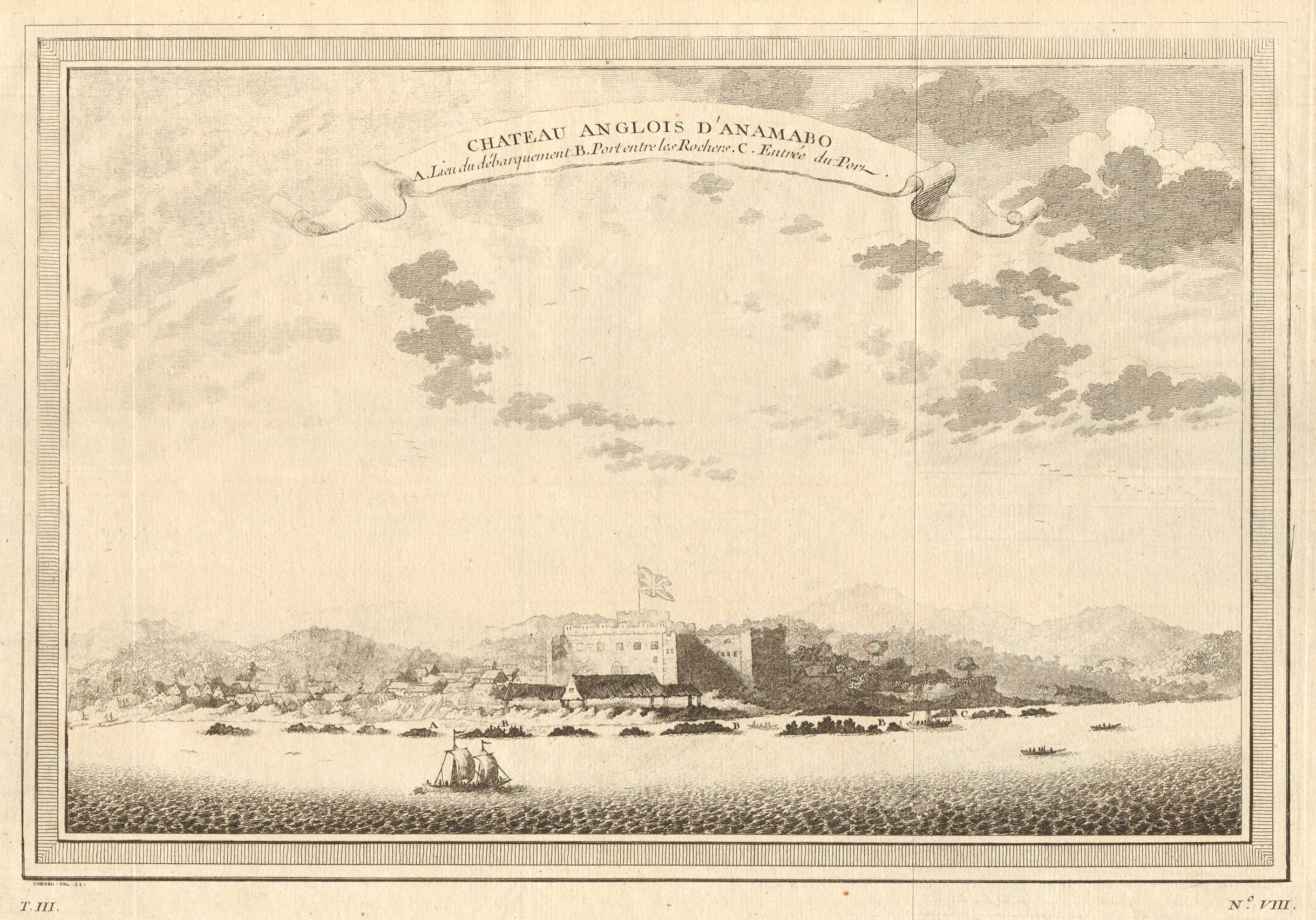 Associate Product 'Chateau Anglois d’Anamabo'. Fort Charles (now Ft William), Anomabu, Ghana 1747