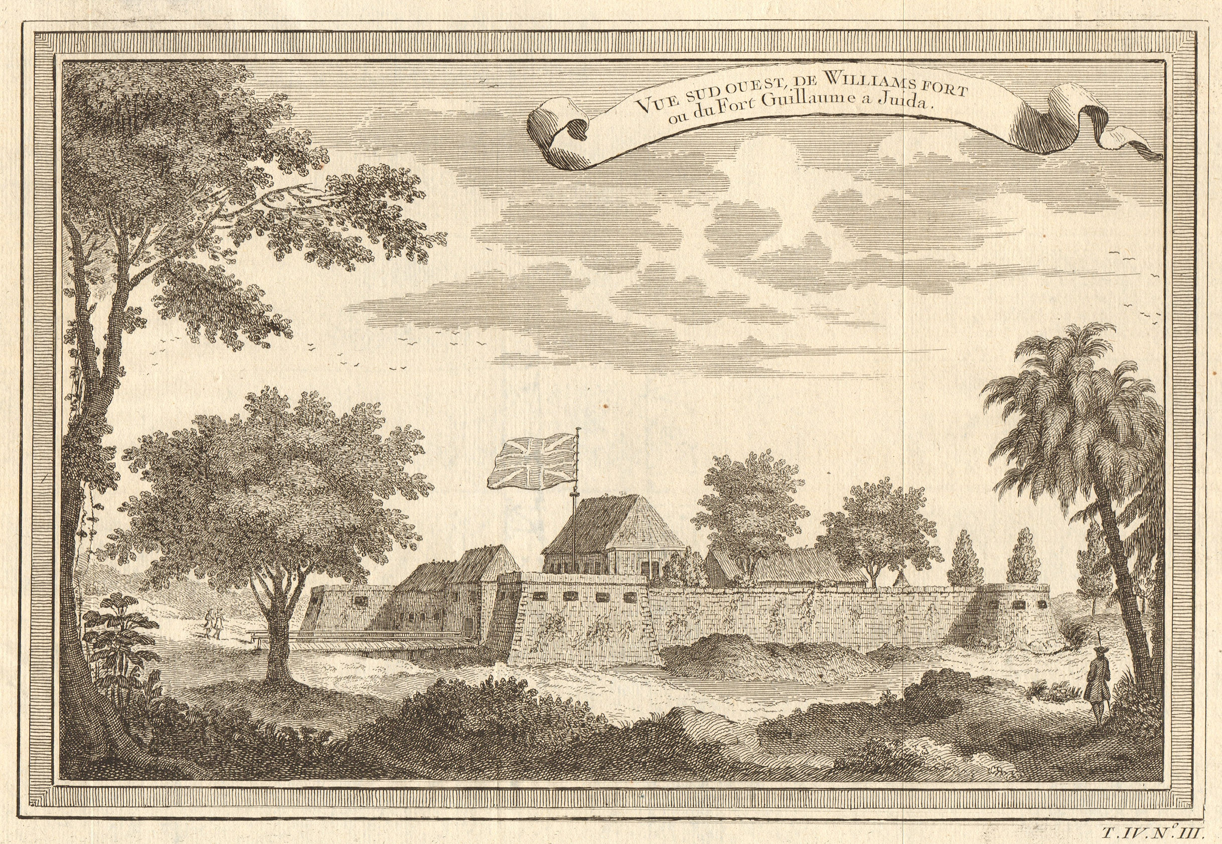 Associate Product 'Williams Fort ou du Fort Guillaume à Juida'. Fort Williams, Ouidah, Benin 1747