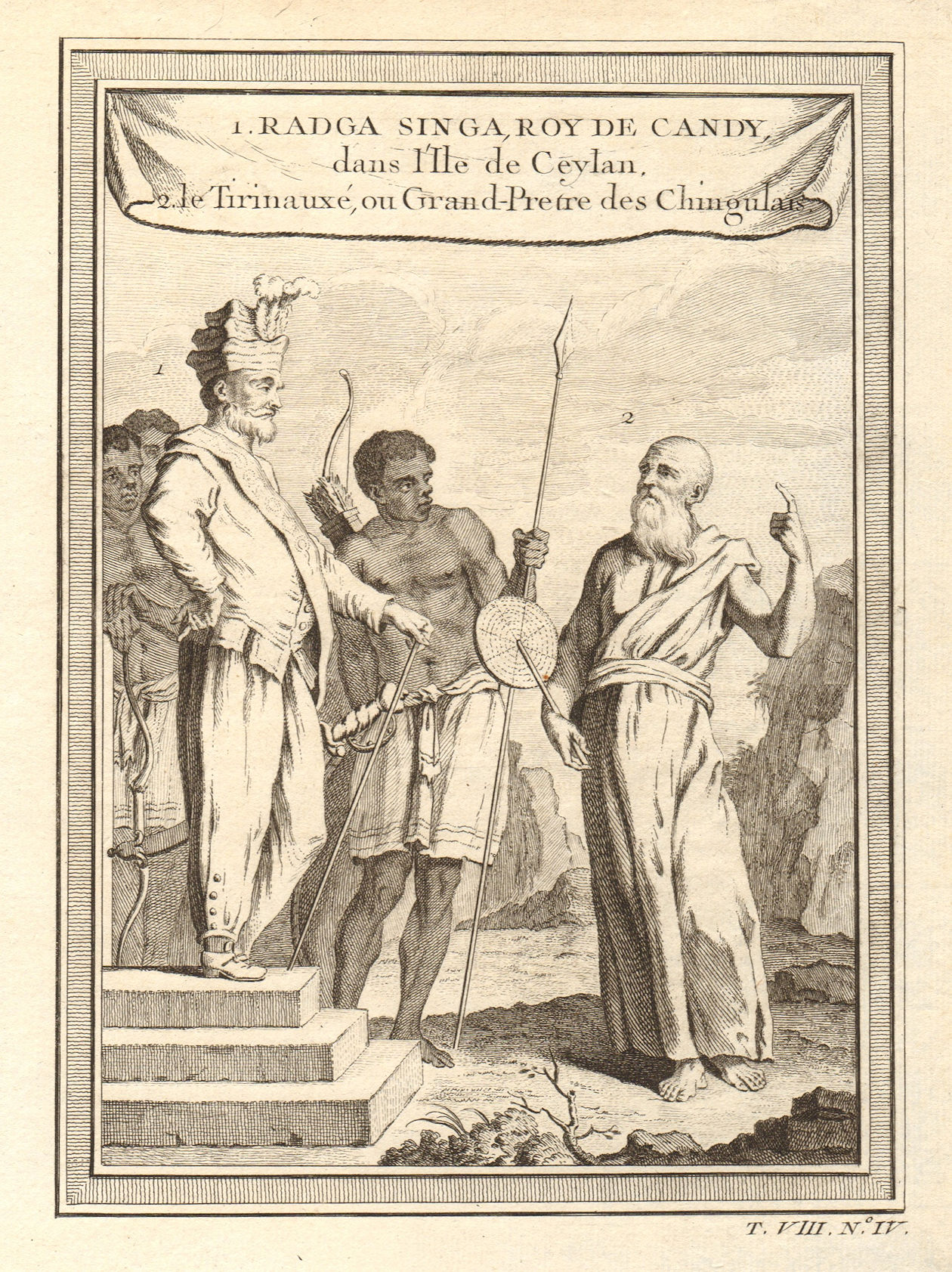 Associate Product Sri Lanka. Kirti Sri Rajasinha, King of Kandy. Weliwita, Sangharaja 1750 print
