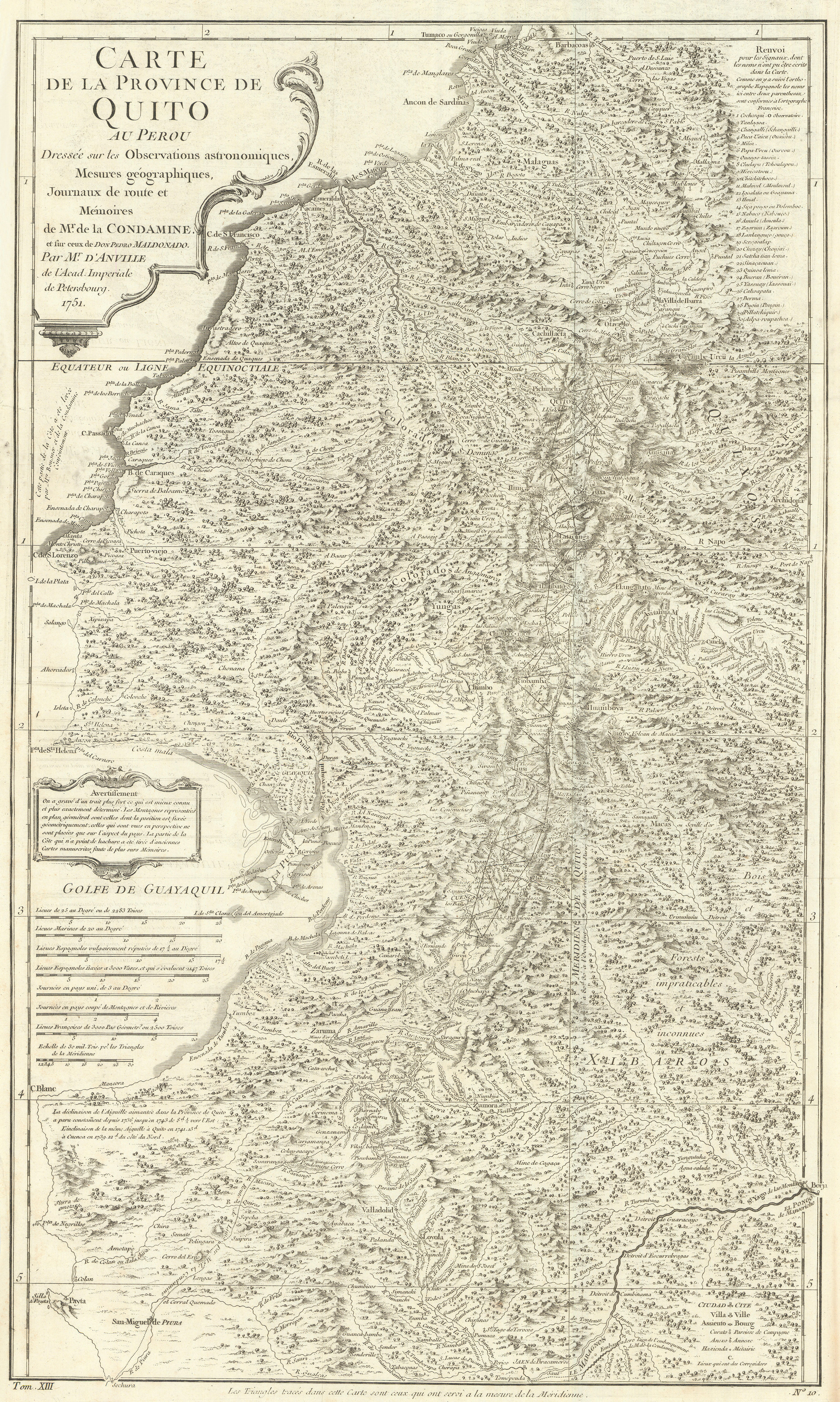 Associate Product 'Carte de la Province de Quito au Perou'. Western Ecuador. BELLIN 1756 old map