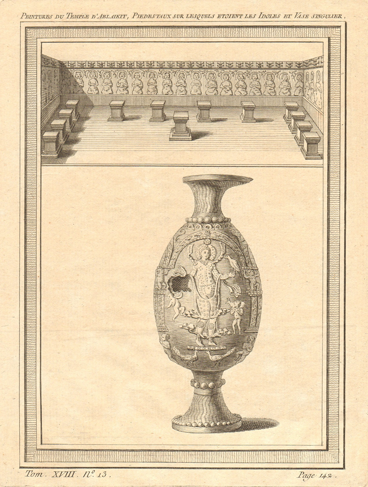 Associate Product 'Peinture du Temple d'Ablaikit, Piédestaux…' Temple of Ablaykit, Kazakhstan 1768