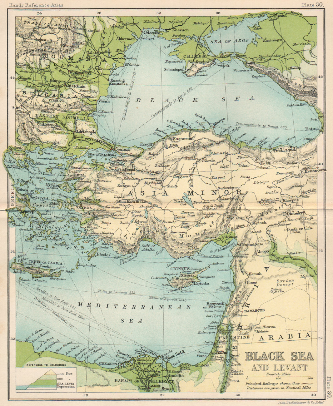 Middle East | antique and vintage maps and prints