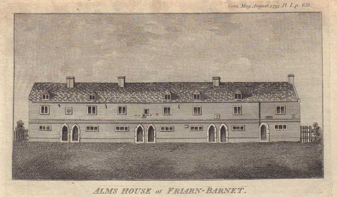 Associate Product The Lawrence Campe Almshouses, Friern Barnet Lane, Whetstone, London 1795