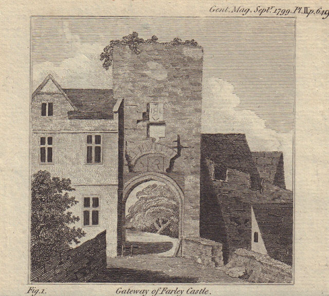 Associate Product The Gateway of Farley Castle now Farleigh Hungerford Castle, Somerset 1799