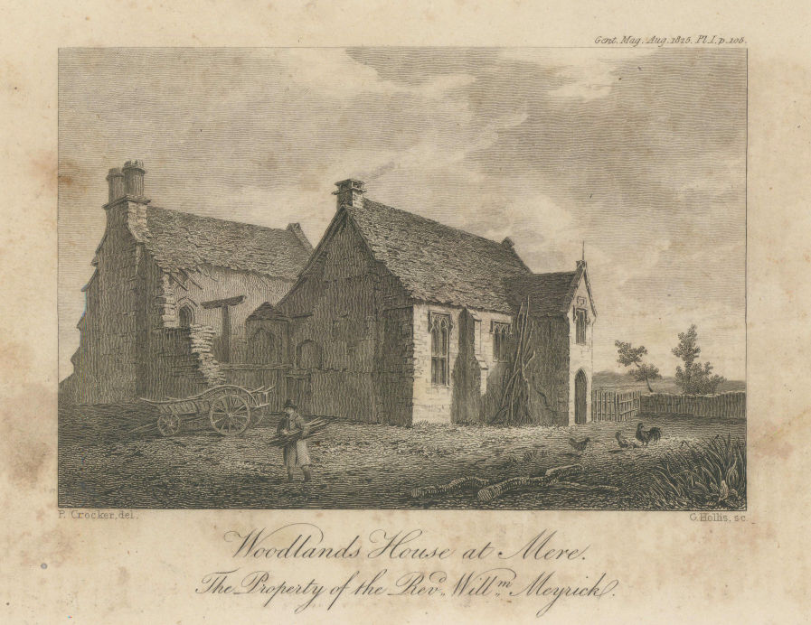 Woodlands Manor, Mere. Property of the Rev William Meyrick. Wiltshire 1825
