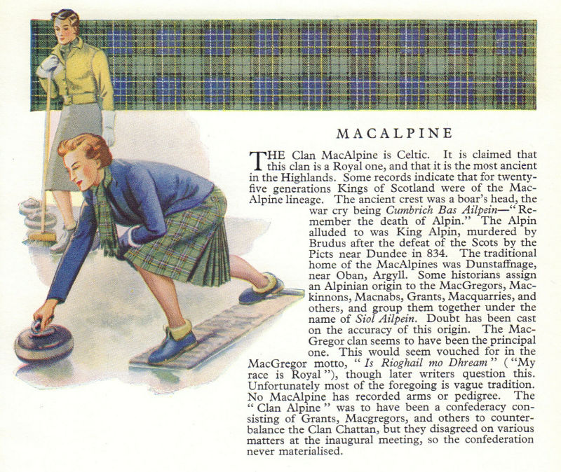 Wee Blue Coo Grußkarte 'Scottish Clans' – Personalisierbare Geburtstagskarte Mit Schottischem Design, 17,5x12,5 Cm