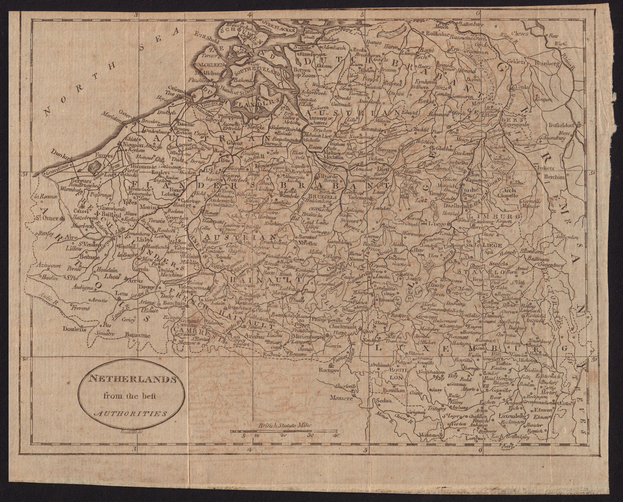 Associate Product Belgium & Luxembourg. "Netherlands from the best authorities". MORSE 1796 map