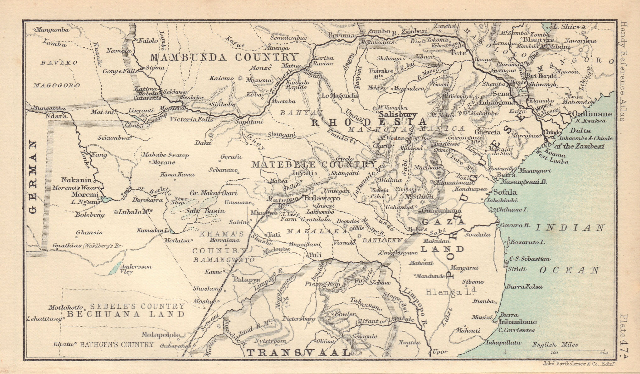 Africa | Old & antique Africa maps of the continent. Southern Africa