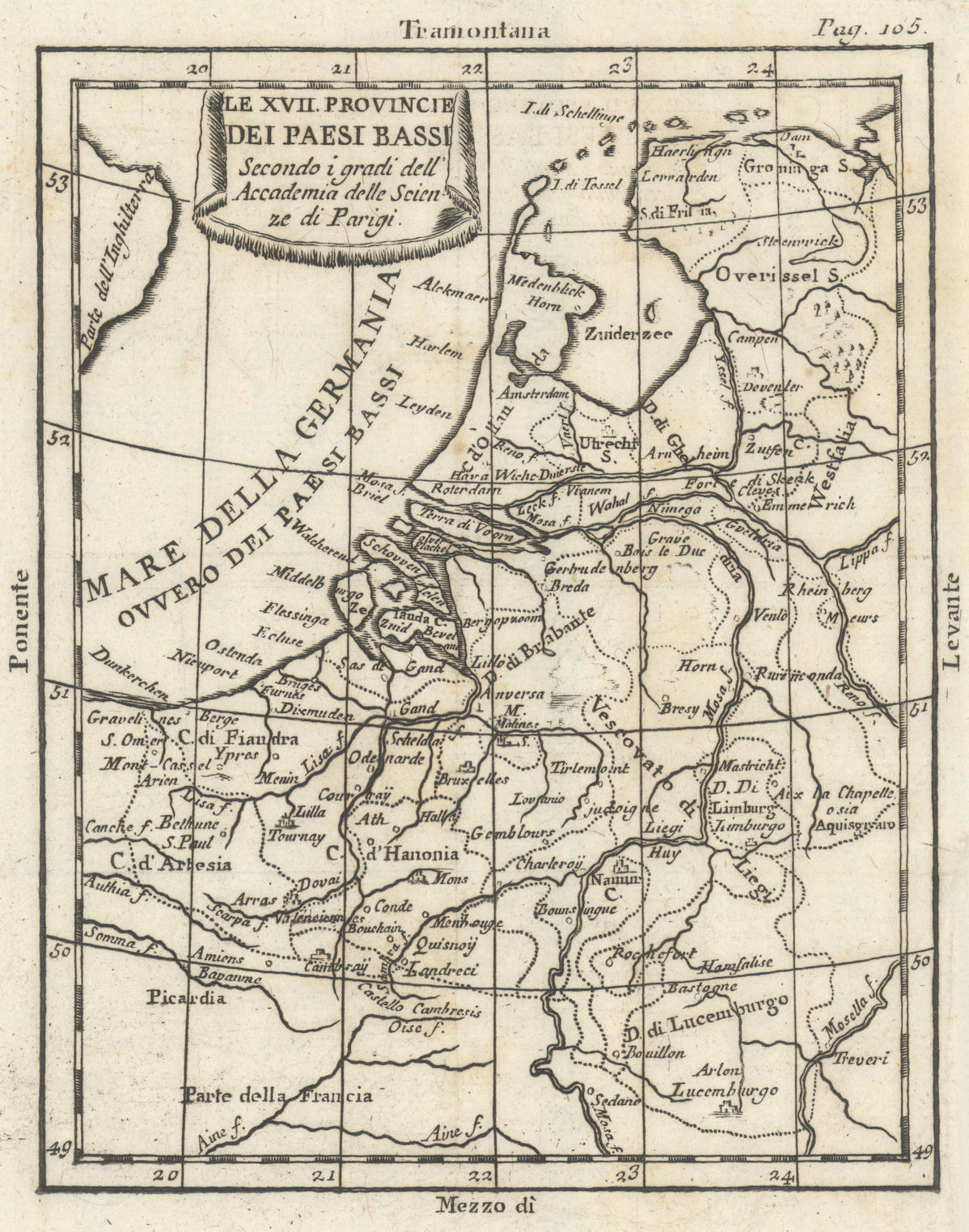 Associate Product Le XVII Provincie dei Paesi Bassi. Benelux Seventeen Provinces. BUFFIER 1788 map