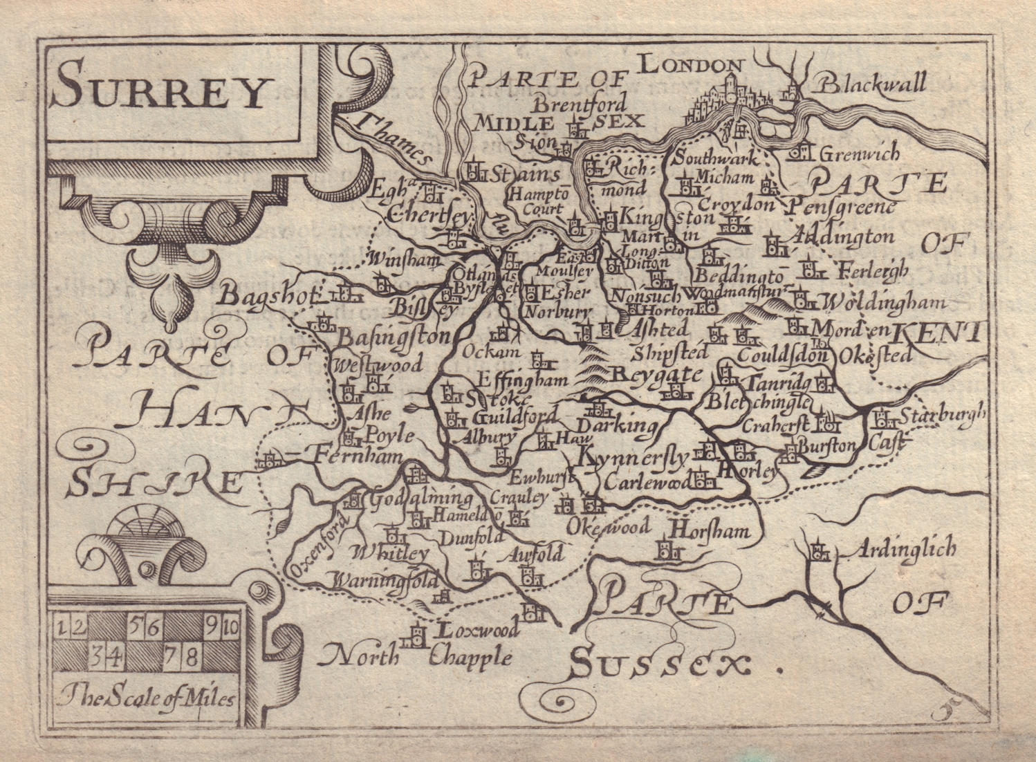 Surrey by van den Keere. 