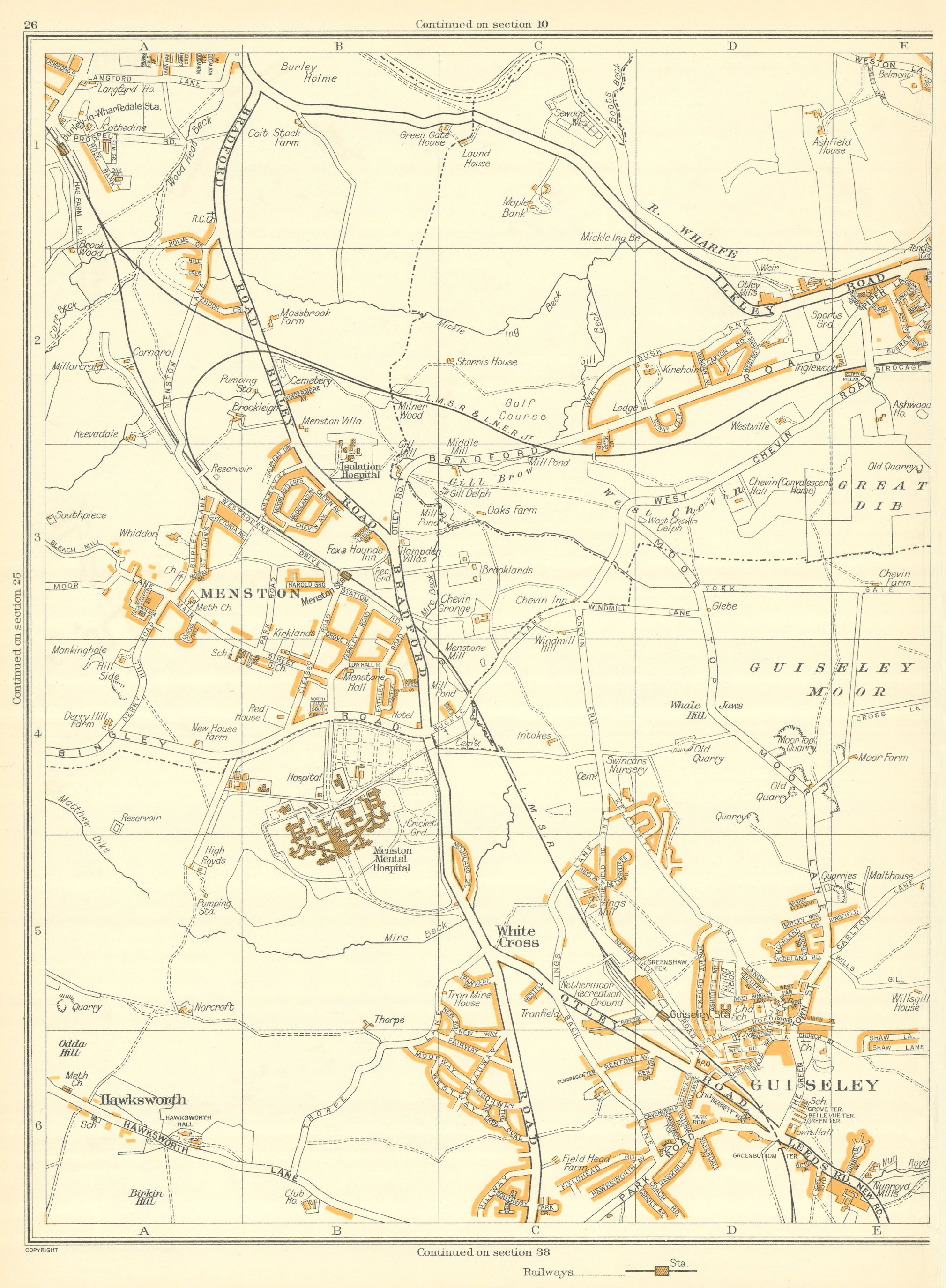 GUISELEY Otley Guiseley Moor Hawksworth Menston Whale Hill White Cross ...