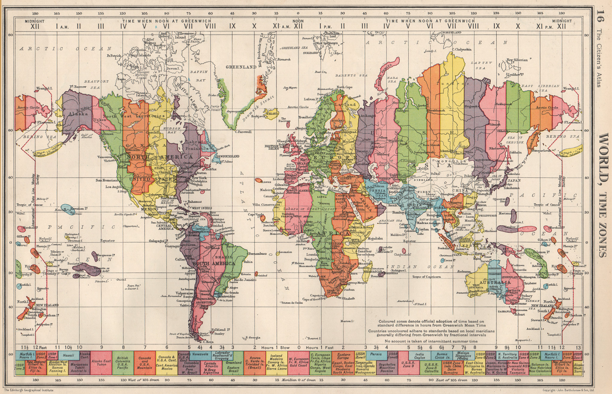 World time перевод. Карта мира 1952 год. Карта часовых поясов Азии. Политическая карта мира 1952 год. Атлас мира 1952.