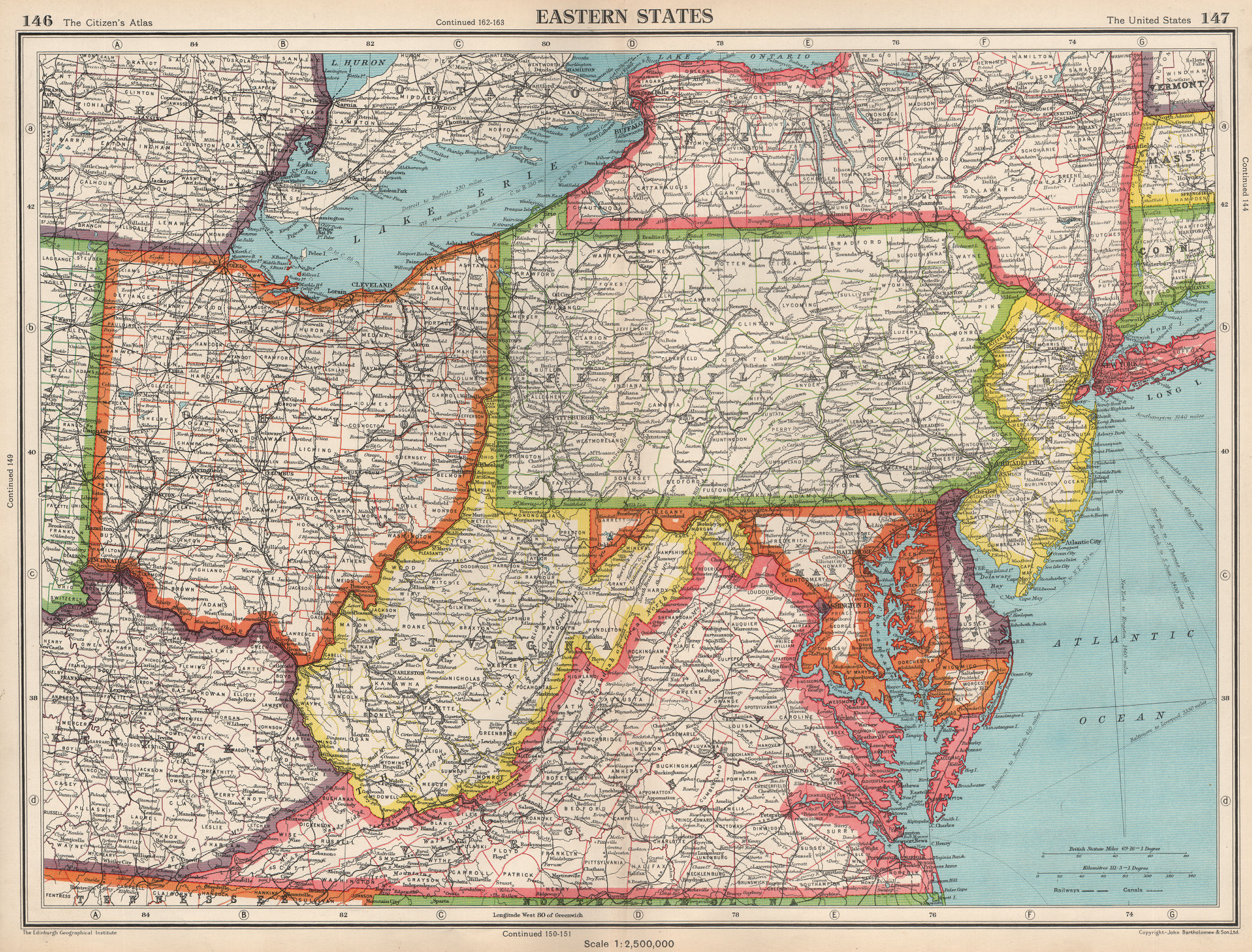 Map Of Virginia And Pennsylvania - United States Map