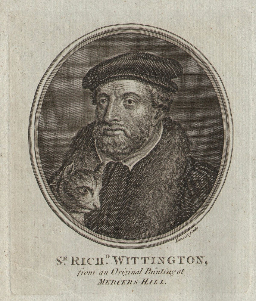 Associate Product Sir Richard (Dick) Whittington, from a painting at Mercers Hall. THORNTON 1784