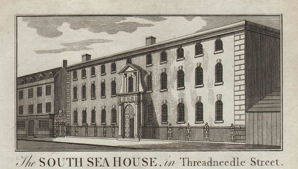 Associate Product South Sea House, Bishopsgate/Threadneedle Street City of London. THORNTON 1784
