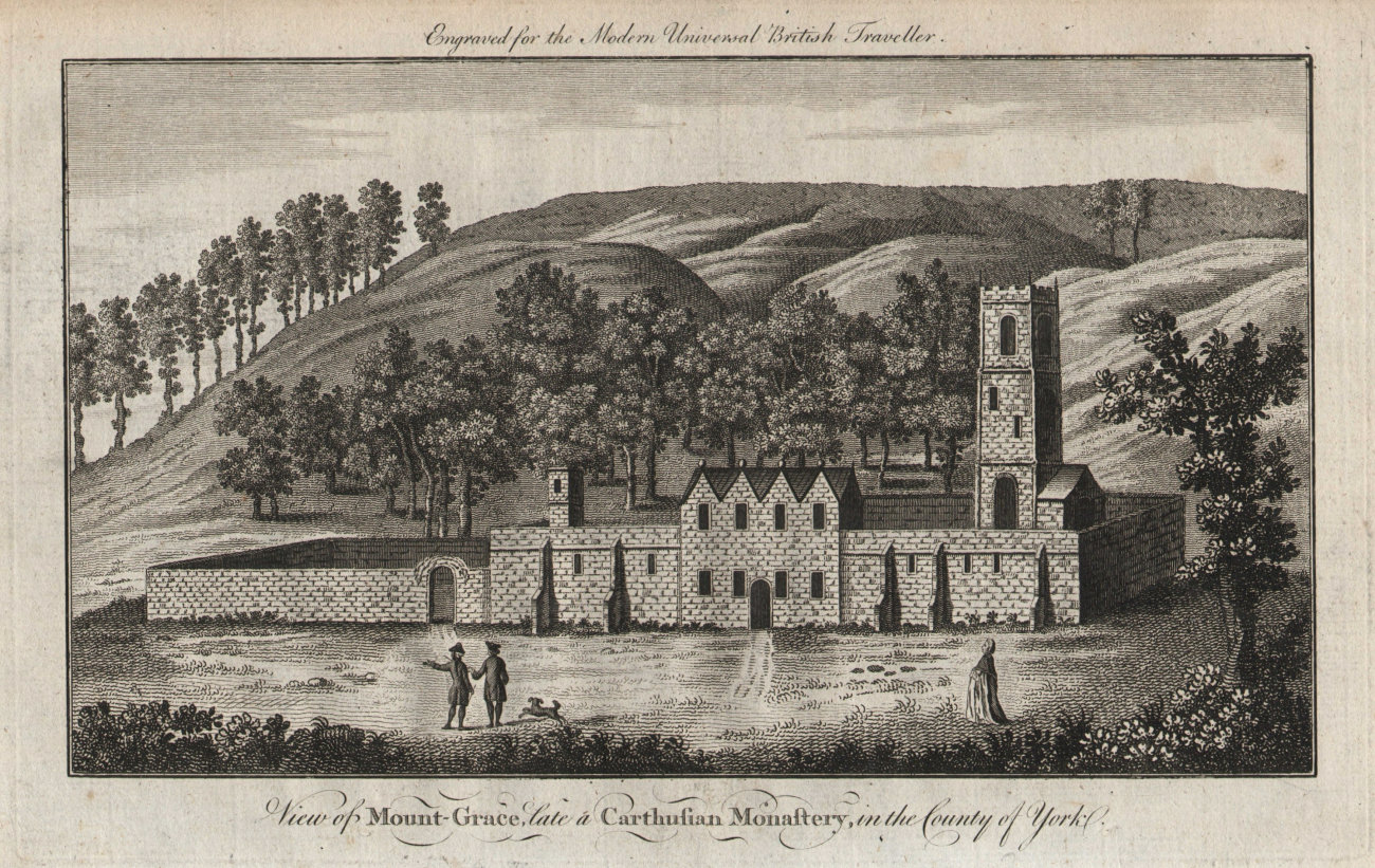 Associate Product Mount Grace Priory, East Harlsey, North Yorkshire. Carthusian. BURLINGTON 1779