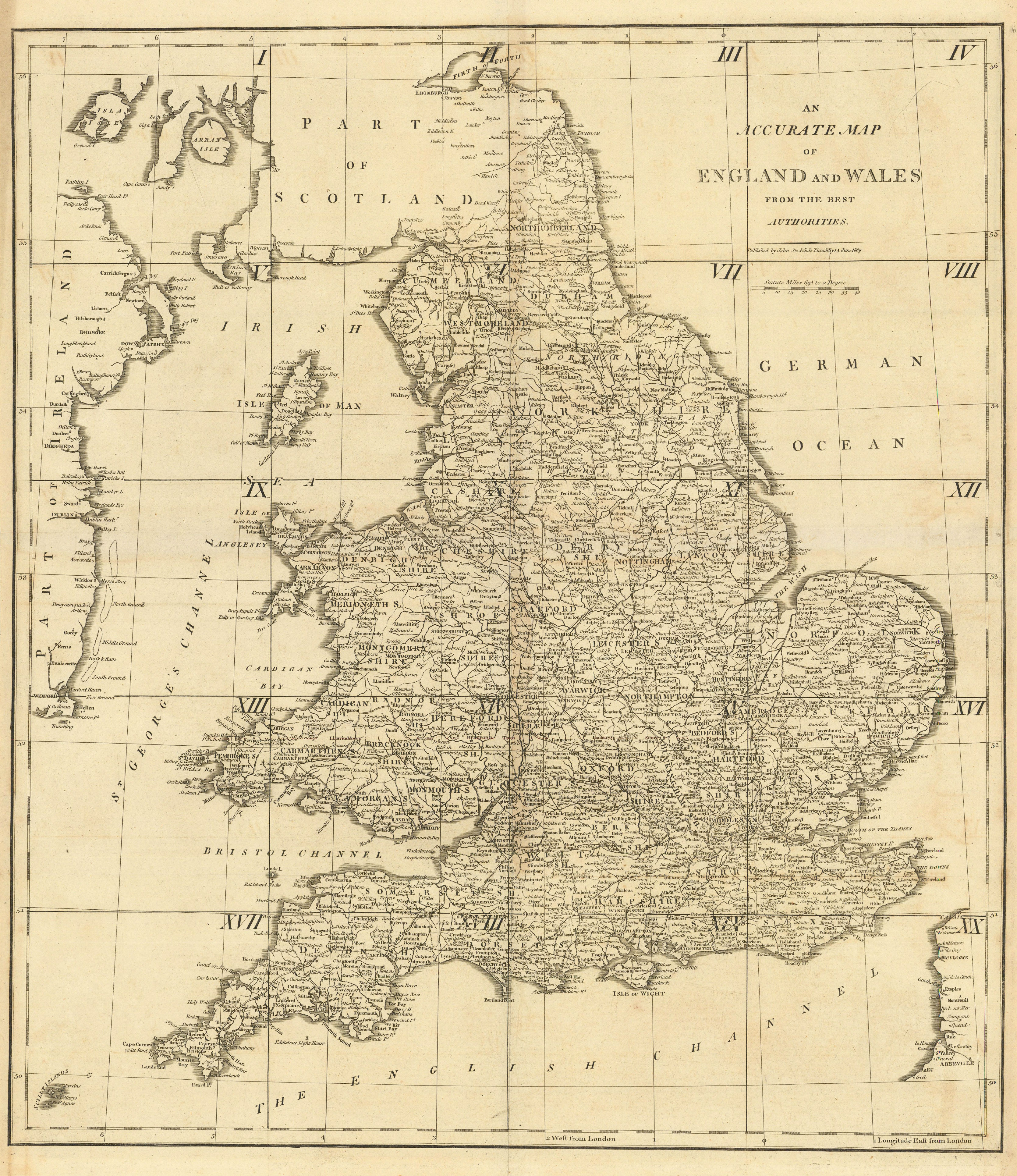 Associate Product "An accurate map of England and Wales from the best authorities". CARY 1806