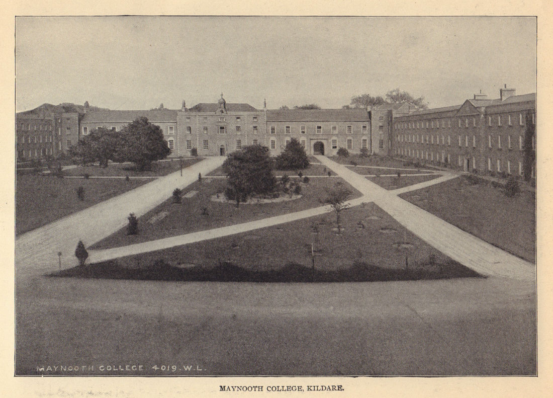 Maynooth College, Kildare. Ireland 1905 old antique vintage print picture