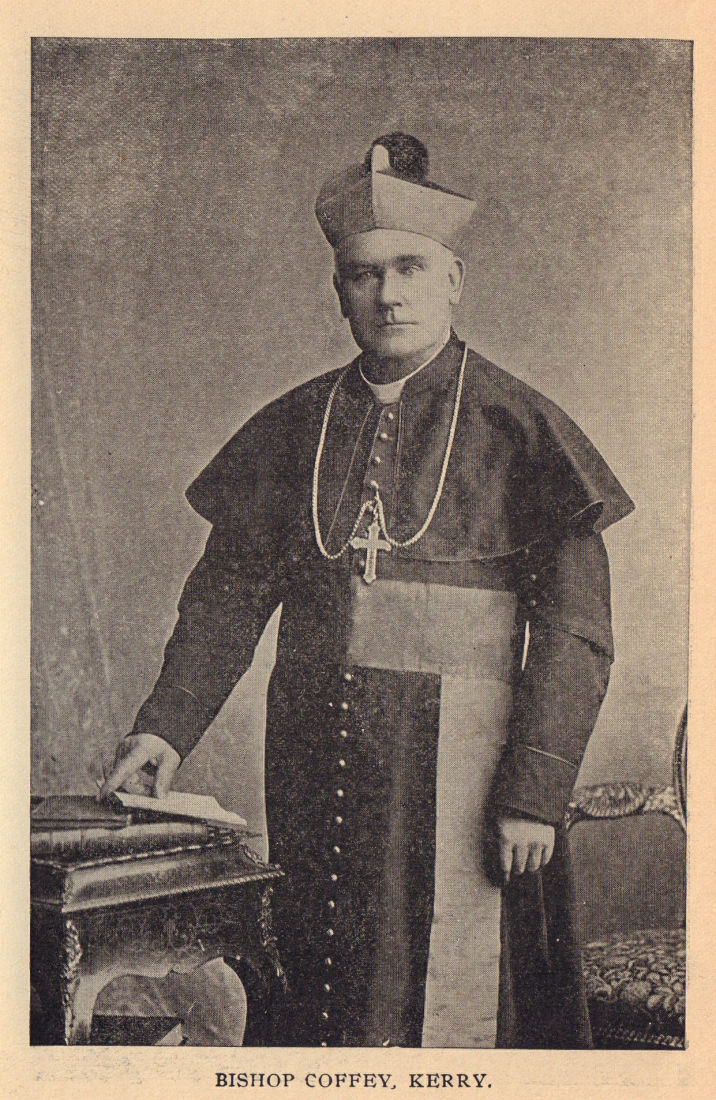 Bishop Coffey, Kerry. Ireland clergy 1905 old antique vintage print picture