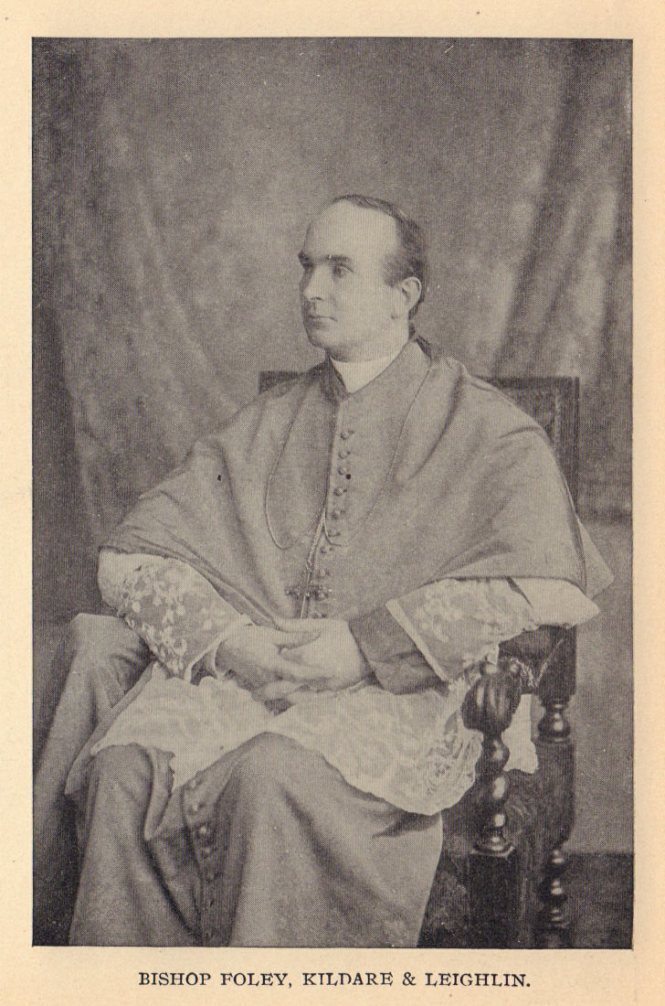 Bishop Foley, Kildare & Leighlin. Ireland clergy 1905 old antique print