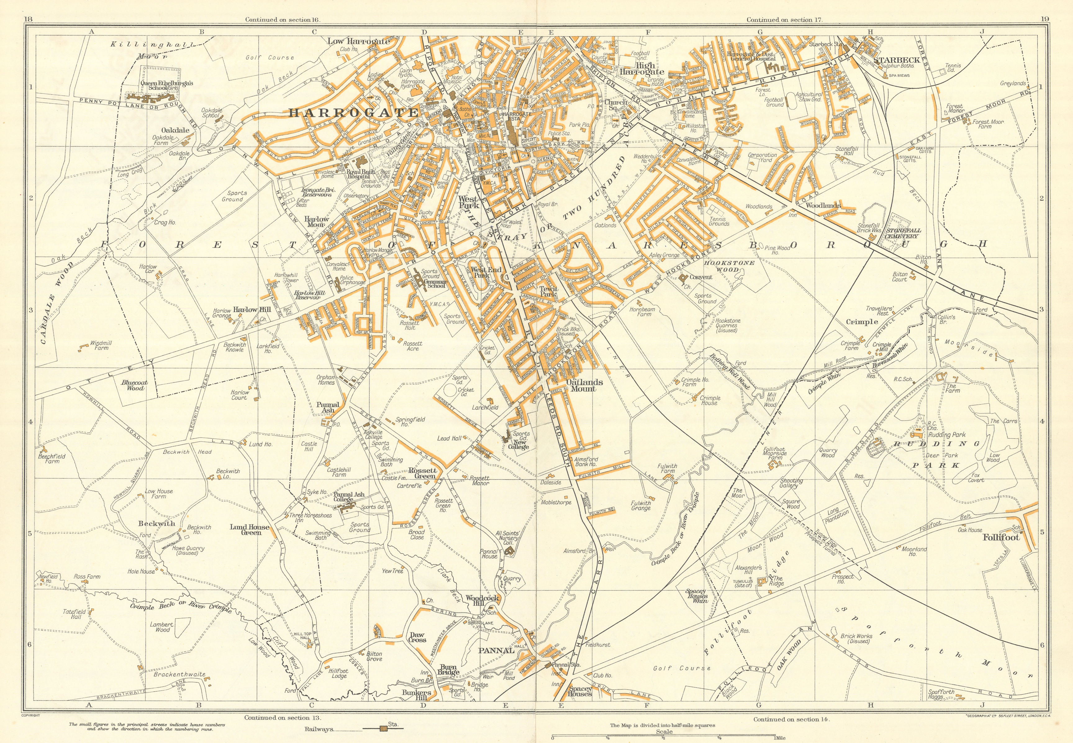 Geographia A Z Map Co Street maps of London Yorkshire