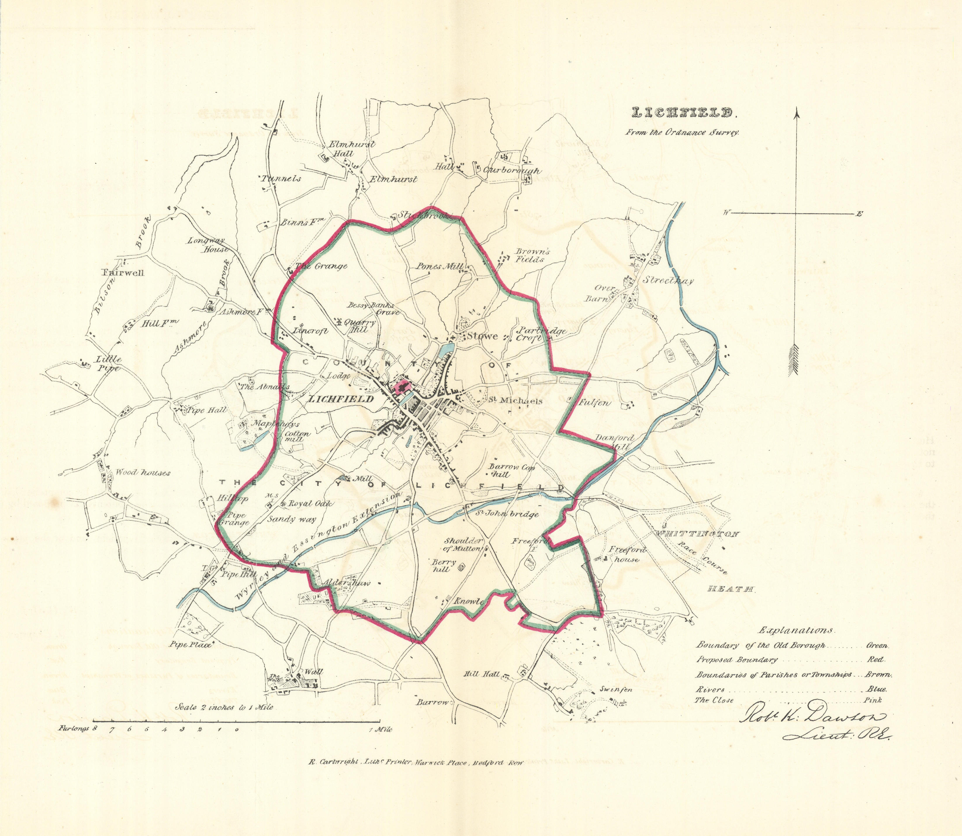 Dawson, Robert - Antique plans of English borough / towns and county ...