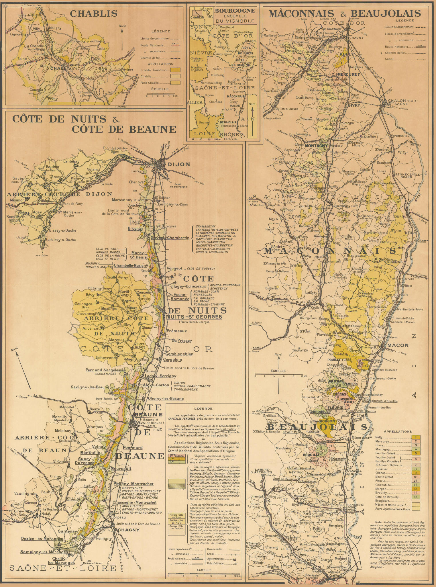 Maps - The wines of Chablis