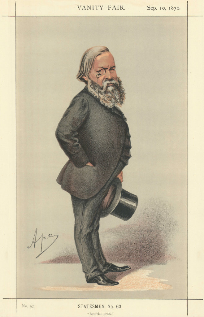 VANITY FAIR SPY CARTOON Alexander Beresford-Hope 'Batavian grace' 1870 print