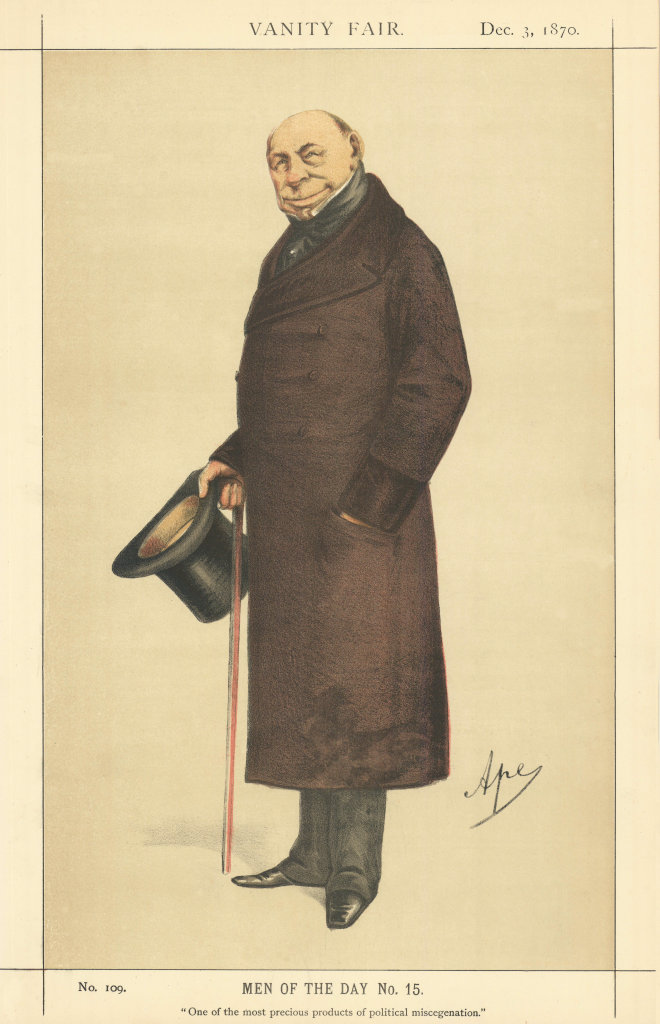 VANITY FAIR SPY CARTOON Baron Brunnow 'One of the most precious products…' 1870