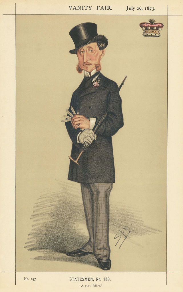 Associate Product VANITY FAIR SPY CARTOON Lord Colville of Culross 'A good fellow' Scotland 1873