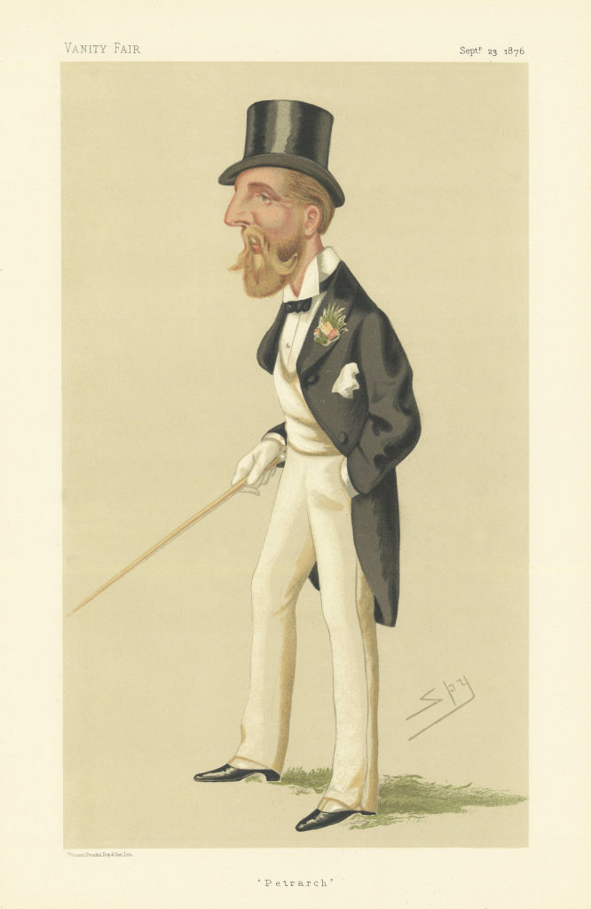 Associate Product VANITY FAIR SPY CARTOON George Hay-Drummond, Viscount Dupplin 'Petrarch' 1876
