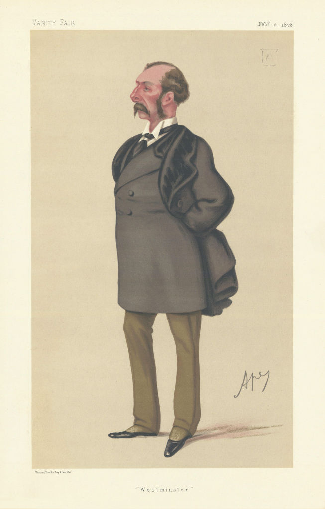 VANITY FAIR SPY CARTOON Sir Charles Russell, 'Westminster' London. Ape 1878