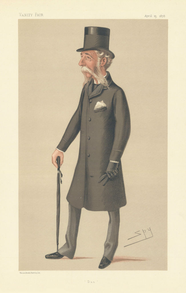 VANITY FAIR SPY CARTOON Major-General Sir Daniel Lysons. 'Dan' Military 1878