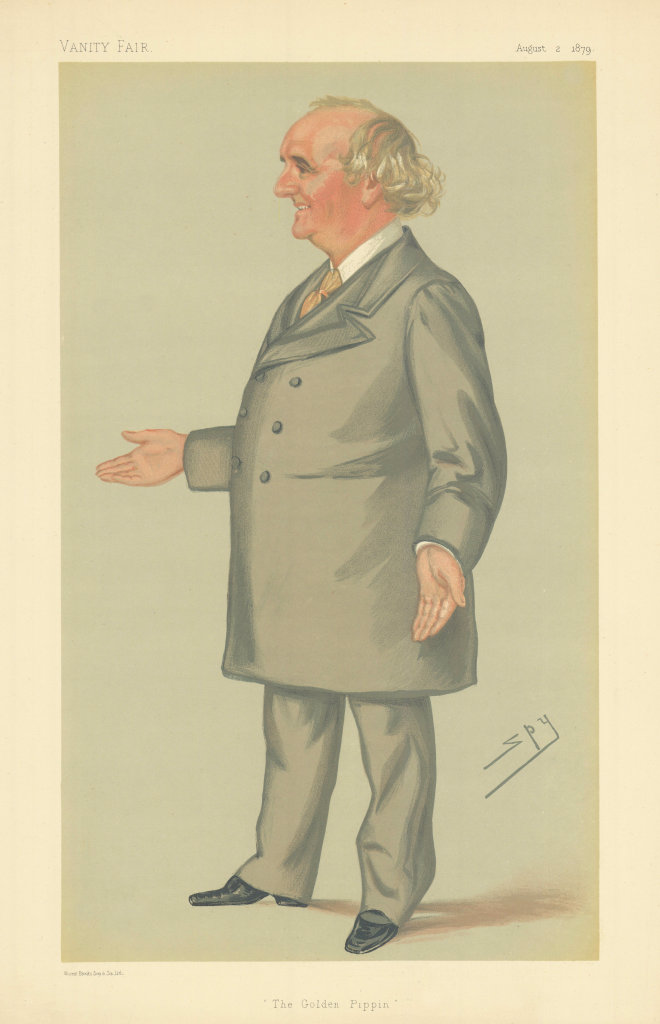 Associate Product VANITY FAIR CARTOON. William Cunliffe Brooks 'The Golden Pippen' Cheshire 1879
