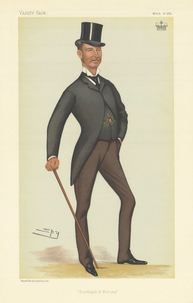 VANITY FAIR SPY CARTOON The Duke of Montrose 'Scotland & Racing' Scotland 1882