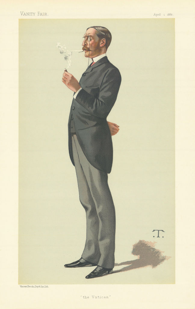 Associate Product VANITY FAIR SPY CARTOON George Errington 'the Vatican' Ireland. By T 1882