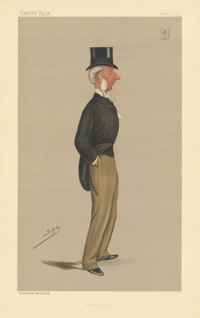 VANITY FAIR SPY CARTOON Sir George Russell 'Wokingham'. Law 1889 old print