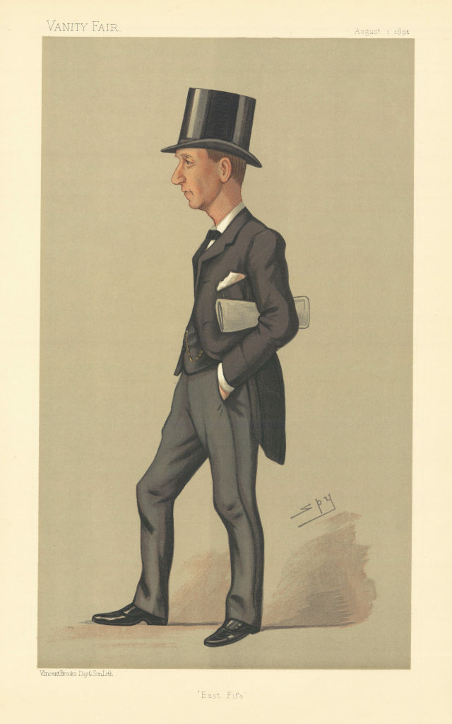 VANITY FAIR SPY CARTOON Herbert Henry Asquith QC 'East Fife' Prime Minister 1891